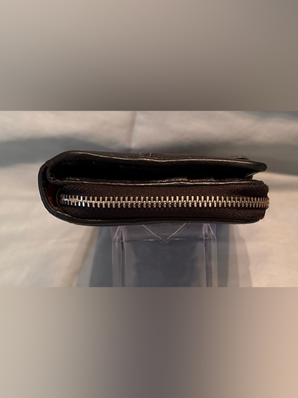 Coach Legacy Vintage Y2K Jacquard Canvas Leather Signature Stripe Wallet - Picture 5 of 11